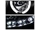 Signature Series CCFL Halo Projector Headlights; Black Housing; Clear Lens (07-14 Tahoe)