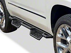 Square Tube Drop Style Nerf Side Step Bars; Matte Black (07-20 Tahoe w/o Z71 Package, Excluding Hybrid)