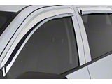 Tape-Onz Sidewind Deflectors; Front and Rear; Chrome (15-20 Tahoe)