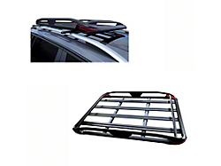 Traveler Roof Rack with Red Reflector; Black; 55-Inch (Universal; Some Adaptation May Be Required)