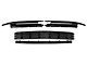 Chrome Delete Upper Grille Cover; Gloss Black (21-24 Tahoe LT)