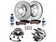 Vented 6-Lug Brake Rotor, Pad, Hub Assembly, Brake Fluid and Cleaner Kit; Front (08-14 Tahoe, Excluding Police)