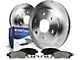 Vented 6-Lug Brake Rotor and Pad Kit; Front (08-20 Tahoe, Excluding Police)