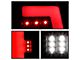 Version 2 Light Bar LED Tail Lights; Black Housing; Clear Lens (07-14 Tahoe, Excluding Hybrid)