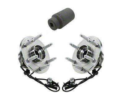 Wheel Bearing and Hub Assembly Set with Axle Socket (07-14 Tahoe Police)