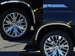 Wheel Well Accent Trim; Stainless Steel (21-25 Tahoe)