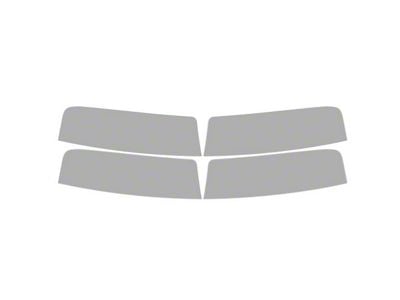 Window Tint Pre-Cut Kit; Windshield Eyebrow; 25% Medium (21-24 Tahoe)