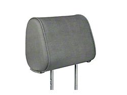 The Headrest Safe Co. Headrest Safe; Passenger Side; Dark Gray; Cloth Cover (Universal; Some Adaptation May Be Required)