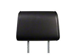 The Headrest Safe Co. Matching Companion Headrest; Driver Side; Black; Vinyl Cover (Universal; Some Adaptation May Be Required)