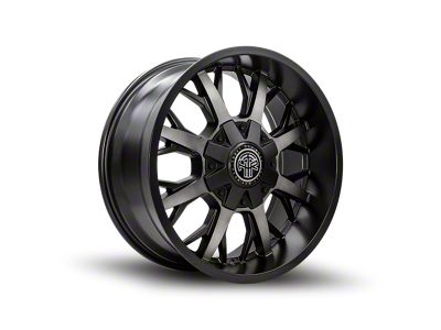 Thret Offroad Vulcan Satin Black Dark Tint 8-Lug Wheel; 17x9; 0mm Offset (01-06 Sierra 2500 HD)