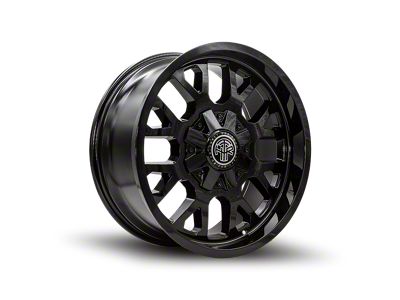 Thret Offroad Attitude Gloss Black 8-Lug Wheel; 20x9; 0mm Offset (01-06 Silverado 2500 HD)