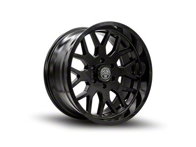 Thret Offroad Monarch Gloss Black 8-Lug Wheel; 20x10; -21mm Offset (01-06 Silverado 2500 HD)