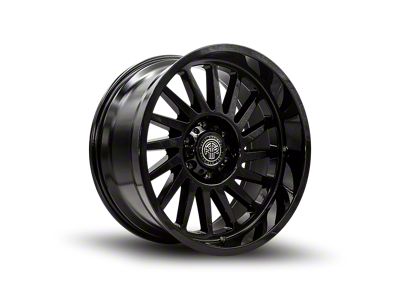 Thret Offroad Omega Gloss Black 8-Lug Wheel; 20x10; -21mm Offset (01-06 Silverado 2500 HD)