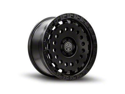 Thret Offroad Firewall Satin Black 8-Lug Wheel; 17x9; 18mm Offset (01-06 Silverado 3500 HD SRW)