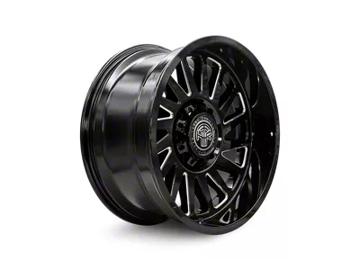 Thret Offroad Omega Gloss Black Milled 8-Lug Wheel; 20x10; -21mm Offset (03-09 RAM 2500)