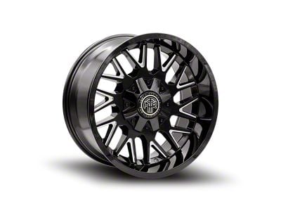 Thret Offroad Revolver Gloss Black Milled 6-Lug Wheel; 20x10; -21mm Offset (04-08 F-150)