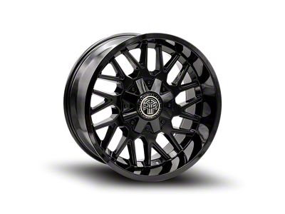 Thret Offroad Revolver Gloss Black 6-Lug Wheel; 18x9; -12mm Offset (04-08 F-150)