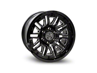 Thret Offroad Storm Gloss Black Milled 6-Lug Wheel; 20x9; -12mm Offset (04-08 F-150)