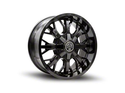 Thret Offroad Vulcan Gloss Black 6-Lug Wheel; 17x9; -12mm Offset (04-08 F-150)