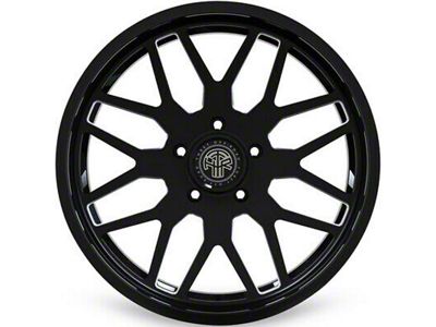 Thret Offroad Monarch Gloss Black Milled 6-Lug Wheel; 20x10; -21mm Offset (07-13 Sierra 1500)