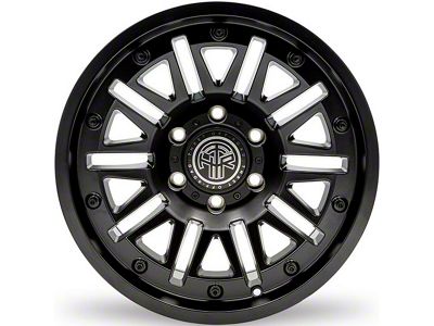 Thret Offroad Storm Satin Black 6-Lug Wheel; 18x9; -12mm Offset (07-13 Sierra 1500)