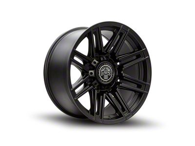 Thret Offroad Dropzone Satin Black 8-Lug Wheel; 20x10; -21mm Offset (11-14 Sierra 3500 HD SRW)