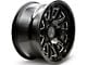 Thret Offroad Storm Gloss Black Milled 6-Lug Wheel; 20x9; 0mm Offset (07-13 Silverado 1500)