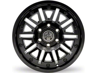 Thret Offroad Storm Satin Black 6-Lug Wheel; 18x9; -12mm Offset (07-13 Silverado 1500)