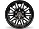 Thret Offroad Storm Satin Black 6-Lug Wheel; 18x9; -12mm Offset (07-13 Silverado 1500)