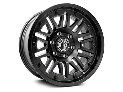 Thret Offroad Storm Satin Black 6-Lug Wheel; 18x9; -12mm Offset (07-14 Tahoe)