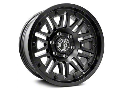 Thret Offroad Storm Satin Black 6-Lug Wheel; 20x9; -12mm Offset (07-14 Tahoe)