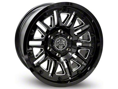 Thret Offroad Storm Gloss Black Milled 6-Lug Wheel; 20x9; 0mm Offset (14-18 Sierra 1500)