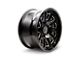 Thret Offroad Storm Gloss Black Milled 6-Lug Wheel; 18x9; -12mm Offset (14-18 Silverado 1500)