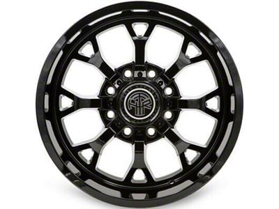 Thret Offroad Viper Gloss Black 6-Lug Wheel; 20x10; -21mm Offset (15-20 F-150)