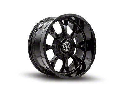 Thret Offroad Viper Gloss Black 8-Lug Wheel; 20x10; -21mm Offset (15-19 Silverado 2500 HD)