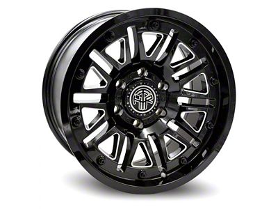 Thret Offroad Storm Gloss Black Milled 6-Lug Wheel; 18x9; -12mm Offset (15-20 Tahoe)