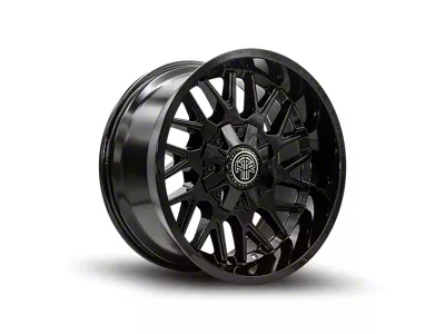 Thret Offroad Revolver Gloss Black 8-Lug Wheel; 20x10; -21mm Offset (17-22 F-250 Super Duty)