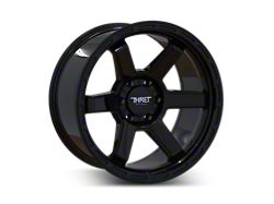 Thret Offroad Thunder Gloss Black 6-Lug Wheel; 18x9; 0mm Offset (19-23 Ranger)