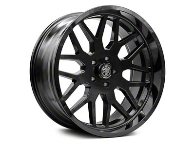 Thret Offroad Monarch Gloss Black 6-Lug Wheel; 20x10; -21mm Offset (2024 Ranger)