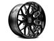 Thret Offroad Monarch Gloss Black Milled 5-Lug Wheel; 20x10; -21mm Offset (94-01 RAM 1500)