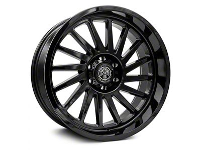 Thret Offroad Omega Gloss Black 6-Lug Wheel; 20x10; -21mm Offset (23-24 Canyon)