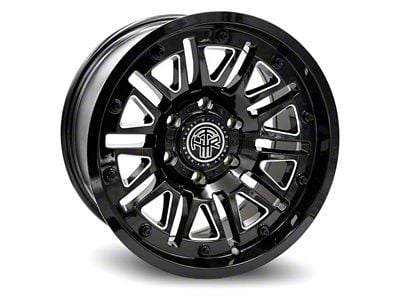 Thret Offroad Storm Gloss Black Milled 6-Lug Wheel; 18x9; -12mm Offset (23-25 Colorado)