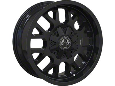 Thret Offroad Attitude Gloss Black 6-Lug Wheel; 17x9; -12mm Offset (21-24 F-150)