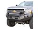 Throttle Down Kustoms Push Bar Front Bumper; Bare Metal (11-14 Silverado 3500 HD)