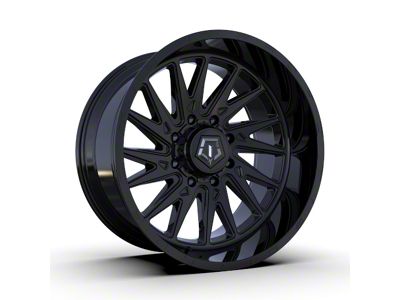 TIS 547B Gloss Black 8-Lug Wheel; 20x10; -19mm Offset (01-06 Sierra 2500 HD)