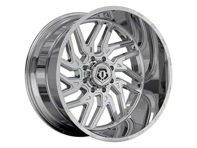 TIS 544C Chrome 8-Lug Wheel; 20x12; -44mm Offset (01-06 Silverado 3500 HD SRW)