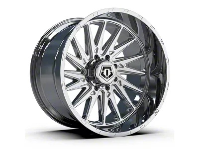 TIS 547C Chrome 8-Lug Wheel; 20x10; -19mm Offset (01-06 Silverado 3500 HD SRW)