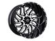 TIS 544 Gloss Black 5-Lug Wheel; 20x10; -25mm Offset (02-08 RAM 1500, Excluding Mega Cab)