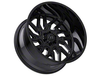 TIS 544 Gloss Black 5-Lug Wheel; 20x9; 1mm Offset (02-08 RAM 1500, Excluding Mega Cab)