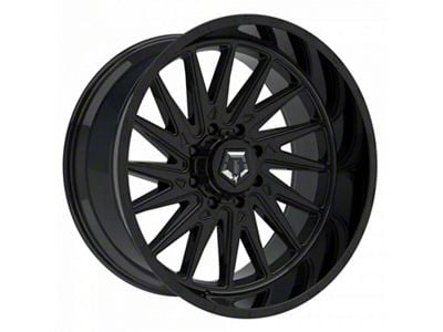 TIS 547 Gloss Black 5-Lug Wheel; 24x14; -76mm Offset (02-08 RAM 1500, Excluding Mega Cab)